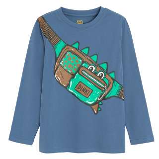 COOL CLUB MAJICA DUG RUKAV BLUE 