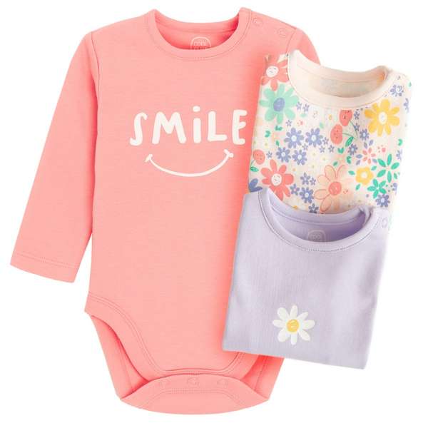 COOL CLUB BODI DUG RUKAV 3KOM MIX DREAMVERSE 