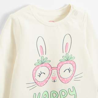 COOL CLUB MAJICA DUG RUKAV WHITE BOTANIC