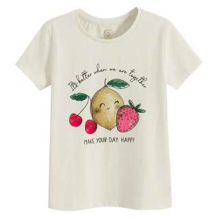 COOL CLUB MAJICA KRATAK RUKAV CREAMY BOTANIC 