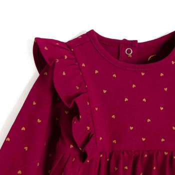 COOL CLUB HALJINA DUG RUKAV BURGUNDY 