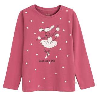 COOL CLUB MAJICA DUG RUKAV DARK PINK