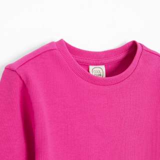 COOL CLUB MAJICA DUG RUKAV FUCHSIA