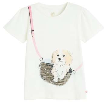 COOL CLUB MAJICA KRATAK RUKAV OFF WHITE 