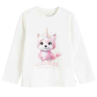 COOL CLUB MAJICA DUG RUKAV WHITE