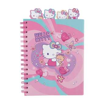 HELLO KITTY SVESKA A5 SA SPIRALOM, 100 LISTOVA 