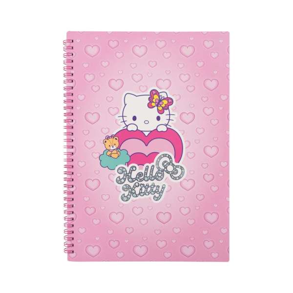 HELLO KITTY SVESKA SA SPIRALOM A4 100 LISTOVA 