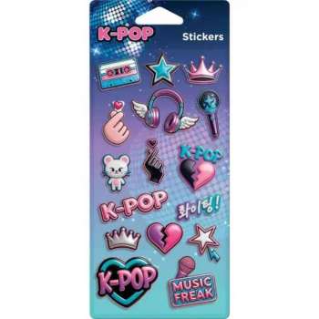 COOPLACK K-POP STIKERI BLACK 