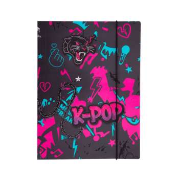 COOLPACK K-POP FASCIKLA A4 SA GUMOM BLACK 