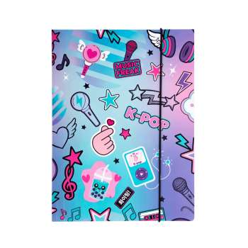 COOLPACK K-POP FASCIKLA A4 SA GUMOM RAINBOW 