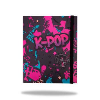 COOLPACK K-POP FASCIKLA A4 SA GUMOM BLACK 