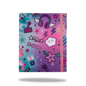 COOLPACK K-POP FASCIKLA A4 SA GUMOM RAINBOW 