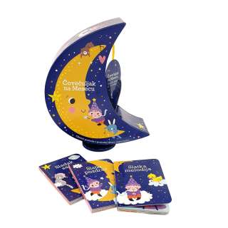 ČOVJEČULJAK NA MJESECU - MUZIČKA KUTIJA SA 3 SLIKOVNICE 