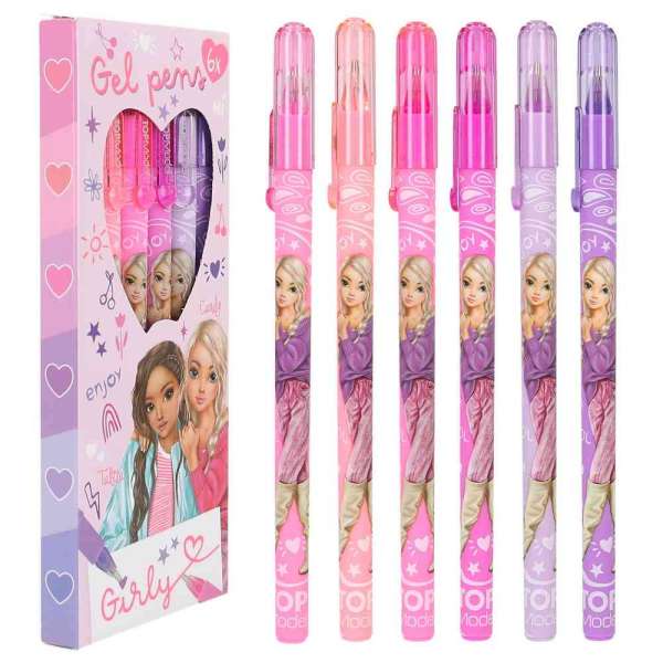 DP012191 TOP MODEL GEL PEN 6 KOM 