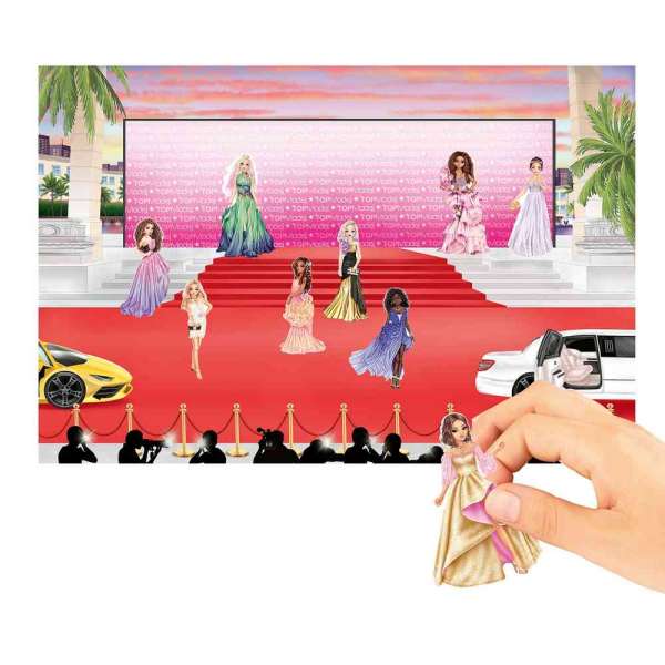 DP013232 TOP MODEL KNJIGA SA STIKERIMA GLAMOUR 