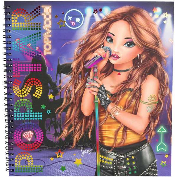 TOP MODEL POPSTAR KREATIVNA BOJANKA 