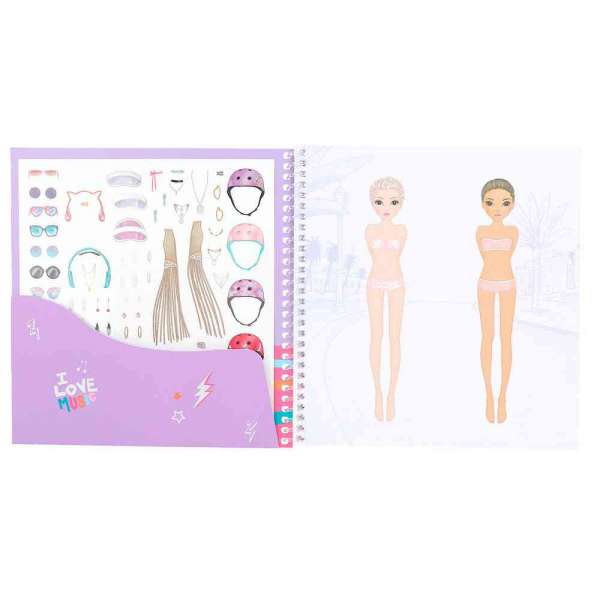 TOP MODEL DRESS ME UP STIKER BOJANKA