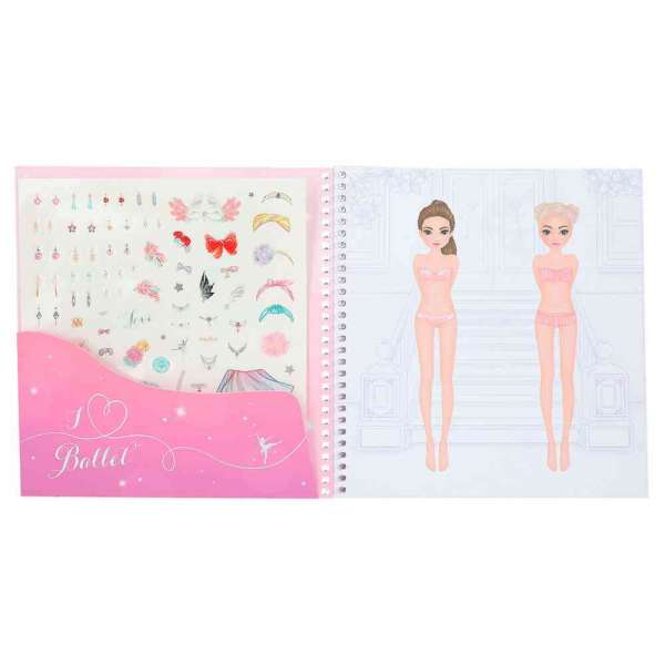 TOP MODEL DRESS ME UP STIKER BOJANKA