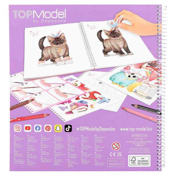 TOP MODEL BOJANKA SA STIKERIMA KITTY