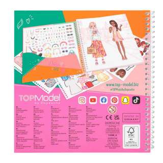 TOP MODEL DRESS ME UP STIKER BOJANKA
