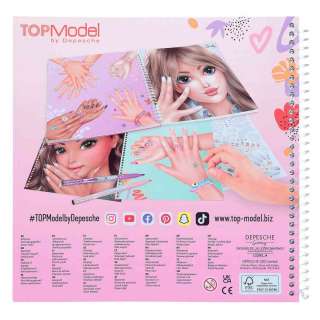 TOP MODEL BOJANKA SA STIKERIMA HAND DESIGN