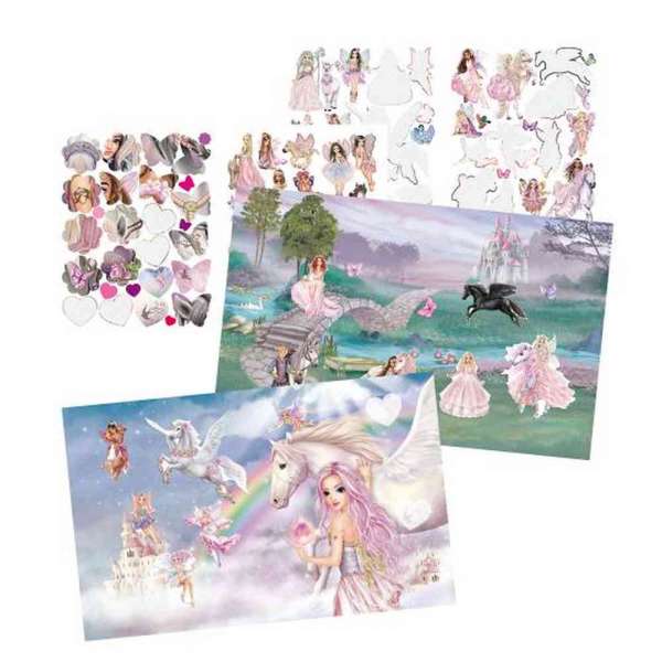 DP0413443 TOP MODEL KNJIGA SA STIKERIMA VIVA VIOLETA 