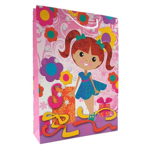 DUK15532 UKRASNA KESA JUMBO GIRL 33X45X10 CM