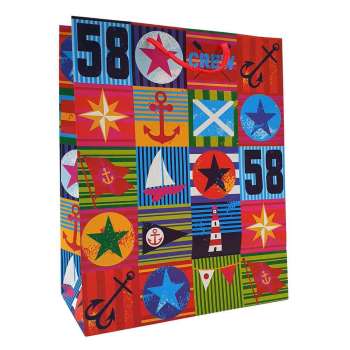 DUK15631 UKRASNA KESA LARGE BOAT CREW 26X32X12 CM