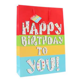 DUK22387 UKRASNA KESA JUMBO HAPPY B-DAY LINES 