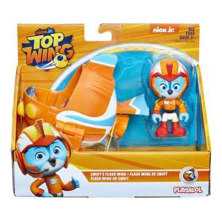 PLAYSKOOL TOP WING FIGURA I VOZILO
