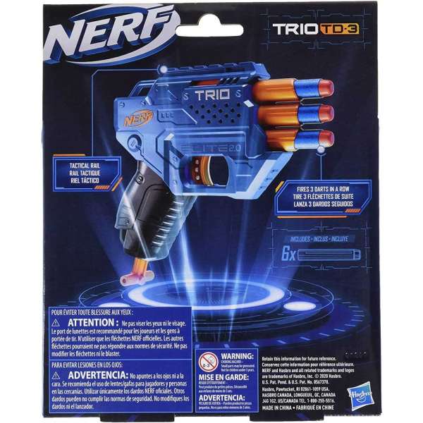 NERF ELITE TRIO BLASTER 