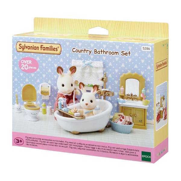 SYLVANIAN COUNTRY BATHROOM SET