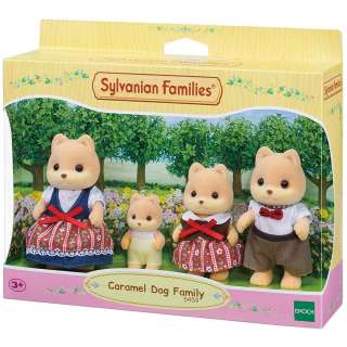 SYLVANIAN CARAMEL DOG FAMILY