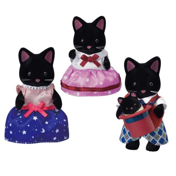 SYLVANIAN MIDNIGHT CAT FAMILY 