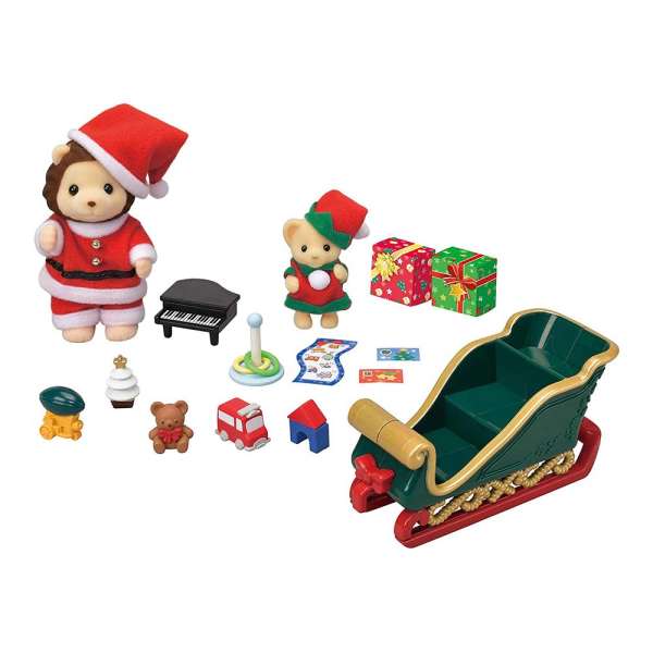 SYLVANIAN MR.LIONS WINTER SLEIGH