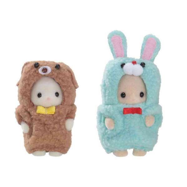 SYLVANIAN COSTUME CUTIES PUP&BUNNY 