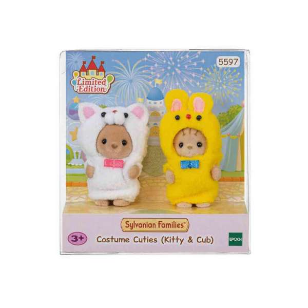 SYLVANIAN COSTUME CUTIES KITTY&CUB 