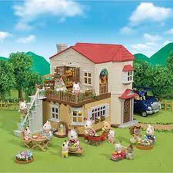 EC5708 SYLVANIAN RED ROOF KUCICA SA TAJNOM NA TAVANU 