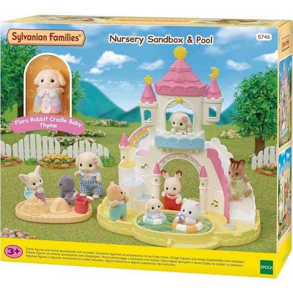 EC5746 SYLVANIAN DRUGARI IZ VRTIcA BAZEN SA PJESKOM SET 