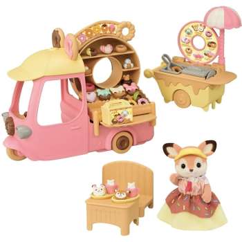 EC5808 SYLVANIAN FAMILIES DIP DIP DONUTS WAGON 