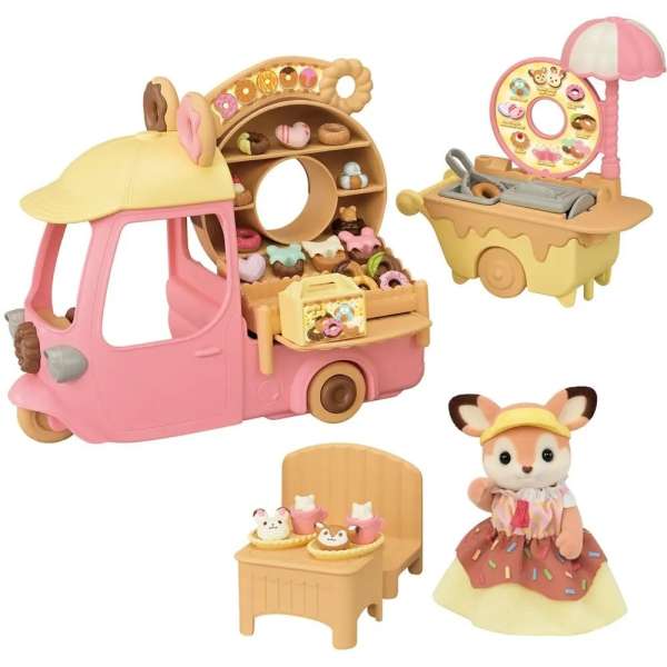 EC5808 SYLVANIAN FAMILIES DIP DIP DONUTS WAGON 