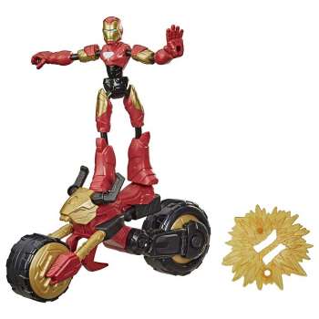 AVENGERS BEND AND FLEX FLEX RIDER IRON MAN 