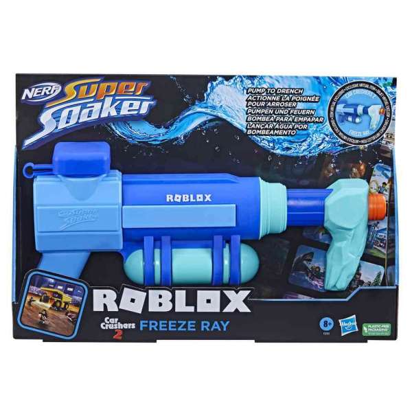 NERF SUPER SOAKER ROBLOX CAR CRUSHERS 2 FREEZE RAY 