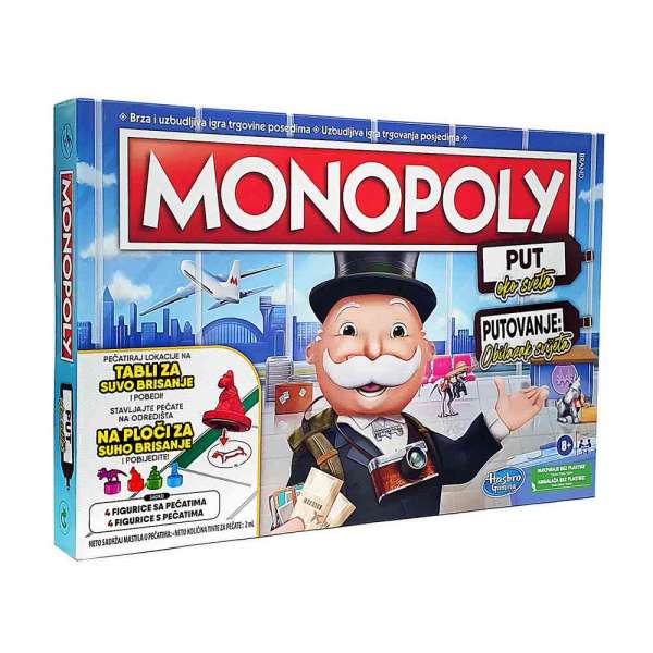 MONOPOLY PUTOVANJE SVIJETOM 