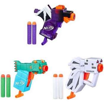 NERF MS MINECRAFT BLASTER PISTOLJ ASST 