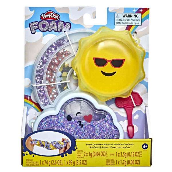 PLAY-DOH FOAM CONFETTI ASST 