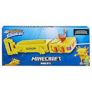 F7601 NERF SUPER SOAKER MINECRAFT AXOLOTL PISTOLJ 