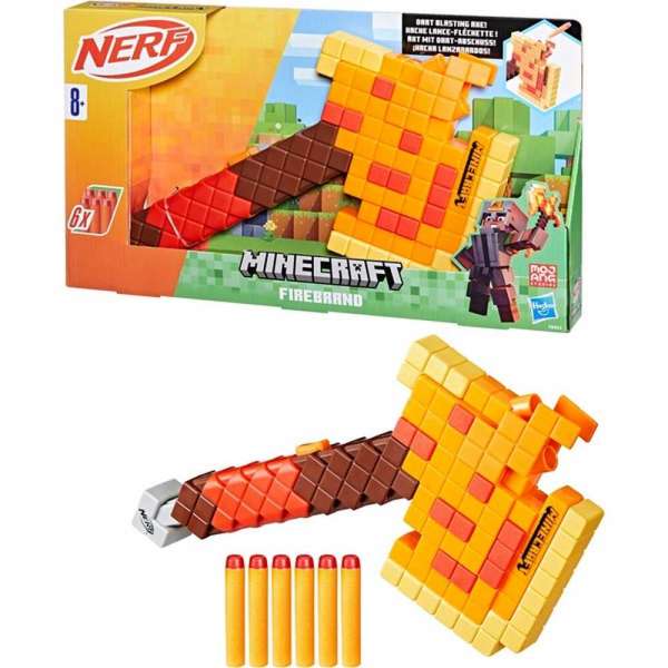 NERF MINECRAFT FIREBRAND 