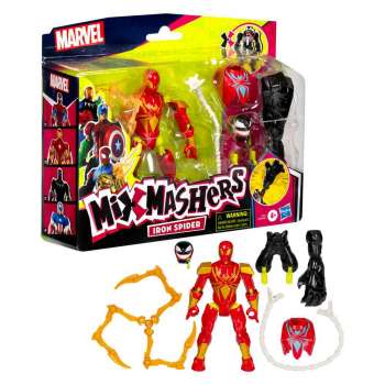 F9206 SPIDERMAN MIXMASHERS DLX FIGURE AST 