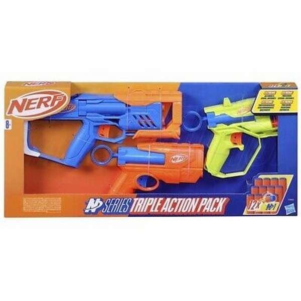 F9840 NERF N SERIES TRIPLE ACTION SET BLASTERA 